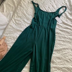 Reformation green small jumpsuit